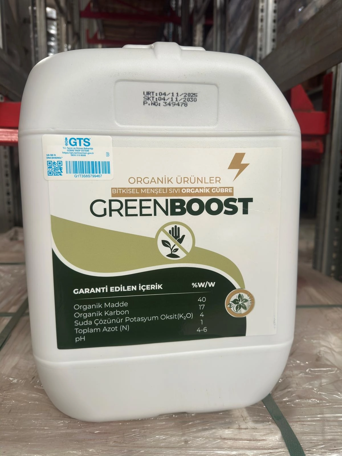 GreenBoost 20 Lt.(Fulvic asit+Aminoasit+Denizyosunu)