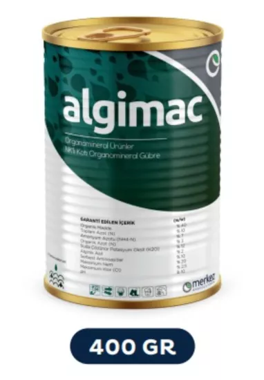 Algimac 400 Gr.  (Organik madde+Azot, Potasyum+Deniz yosunu+Amino Asit)