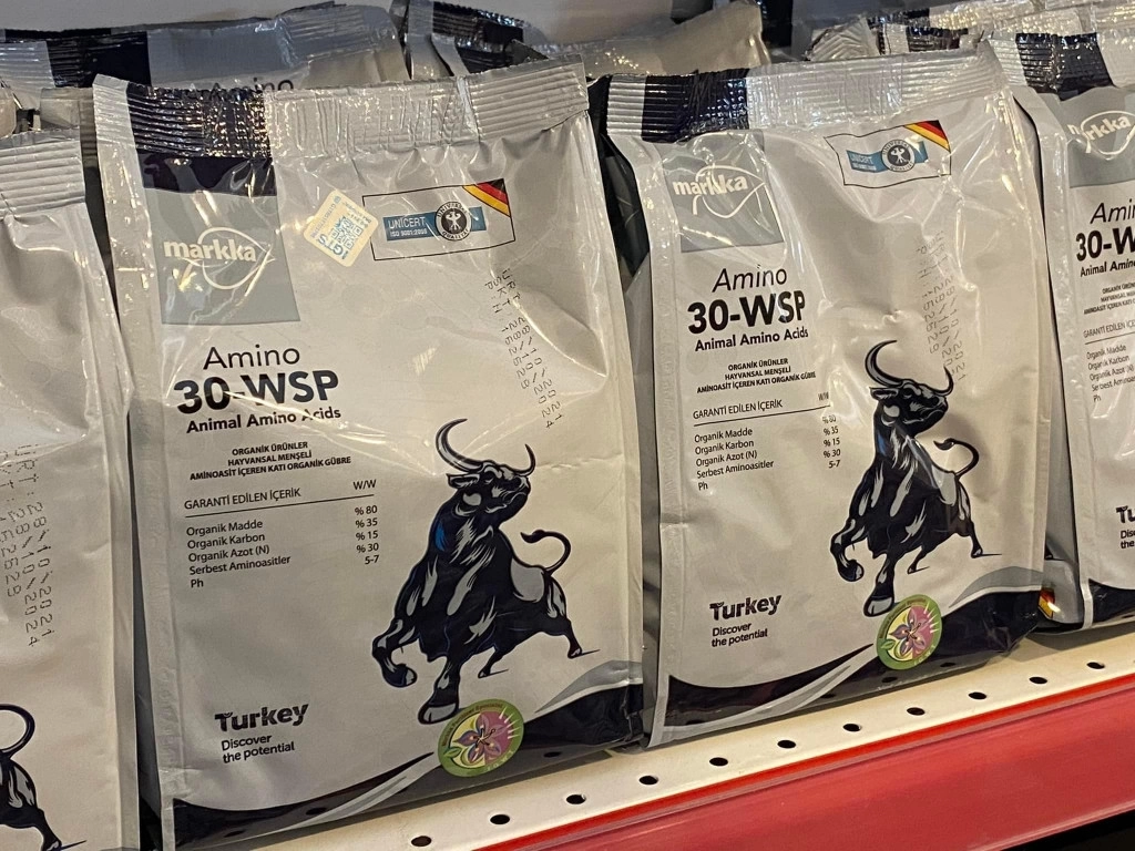 Amino 30 WSP 0.5 Kg. (Hayvansal Menşeli Toz Aminoasit Içerikli Gübre )
